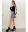 round GY BICOLOR POLOニットトップス