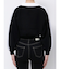 round GY BICOLOR POLOニットトップス