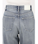 ハイウエストKNEEダメージbijouワイドデニムパンツ