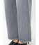 ハイウエストKNEEダメージbijouワイドデニムパンツ
