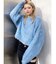 モヘアタッチシャギーショートニットトップス【WEB限定】