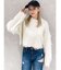 モヘアタッチシャギーショートニットトップス【WEB限定】