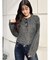 モヘアタッチシャギーショートニットトップス【WEB限定】
