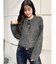 モヘアタッチシャギーショートニットトップス【WEB限定】
