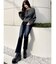 モヘアタッチシャギーショートニットトップス【WEB限定】