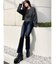 モヘアタッチシャギーショートニットトップス【WEB限定】