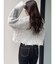 モヘアタッチシャギーショートニットトップス【WEB限定】