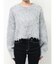 モヘアタッチシャギーショートニットトップス【WEB限定】