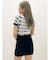 POSH FADITAL borderニットワンピース
