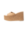 コルクウェッジサンダル