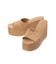コルクウェッジサンダル