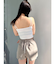 ベルト付きハイウエストショートパンツ【SETUP着用可】