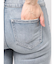 ハイウエストフロントZIPベルトデザインスキニーデニムパンツ