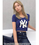 GYDA［MLB］クロップドTシャツ