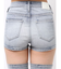 ハイウエストdetachableスキニーデニムパンツ