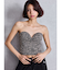 leopard printベアビスチェ