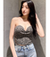 leopard printベアビスチェ