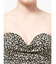 leopard printベアビスチェ
