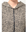 leopard printショートパーカー