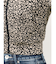 leopard printショートパーカー