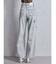 ハイウエストGG Stitch Barrel Leg ダメージデニムパンツ