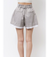 スレキデザインフレアショートパンツ