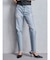 ハイウエストVintage Edge ダメージストレートデニムパンツ