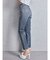 ハイウエストVintage Edge ダメージストレートデニムパンツ
