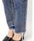 ハイウエストVintage Edge ダメージストレートデニムパンツ