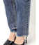 ハイウエストVintage Edge ダメージストレートデニムパンツ