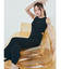 SIDE OPENロングニットワンピース