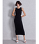 SIDE OPENロングニットワンピース