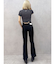 NEWハイウエストBACKクロスフレアパンツ