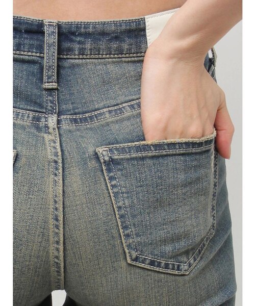 ハイウエストTIERED FRINGEフレアデニムパンツ ハイウエストTIERED FRINGEフレアデニムパンツ｜ジェイダの通販
