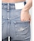 ハイウエストcut out poketダメージスキニーデニムパンツ