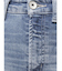 ハイウエストcut out poketダメージスキニーデニムパンツ