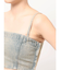 BACKレースUP Corsetデニムビスチェ