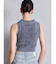 GYDAjacquardブリーチニットトップス