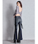 VELOUR RIB BACK CROSS TOPS