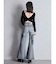 VELOUR RIB BACK CROSS TOPS