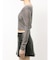VELOUR RIB BACK CROSS TOPS