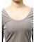 VELOUR RIB BACK CROSS TOPS