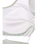 VELOUR RIB BACK CROSS TOPS