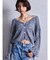 2WAYメッシュブリーチニットトップス