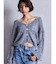 2WAYメッシュブリーチニットトップス