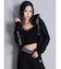 BACK GYDA embroidery GLITTERパーカー