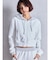 BACK GYDA embroidery GLITTERパーカー