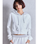 BACK GYDA embroidery GLITTERパーカー