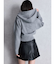 GYDA ニットショートZIP UPパーカー