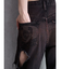 ハイウエスト tear up damageストレートワイドデニムパンツ